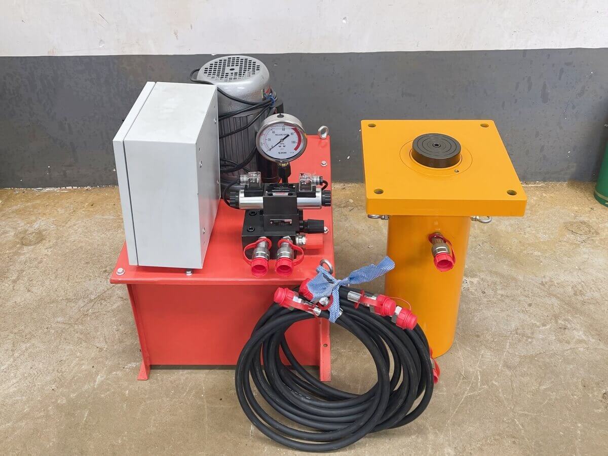 Double Acting Flange Lifting Hydraulic Jack
