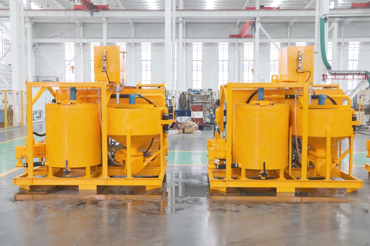 Complete grouting station for micropile project