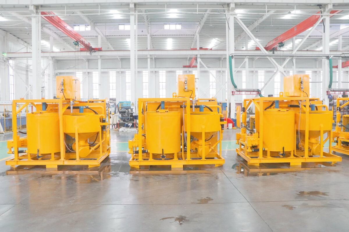 Complete grouting station for micropile project