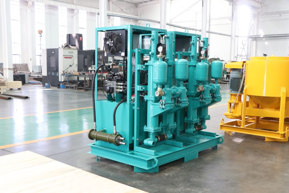 Double Cylinder Hydraulic Grout Pump