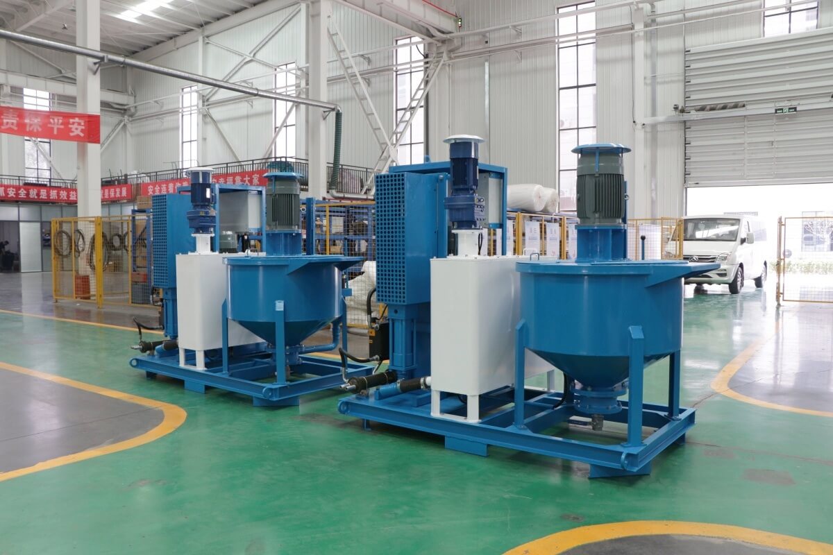cement grout mixing station